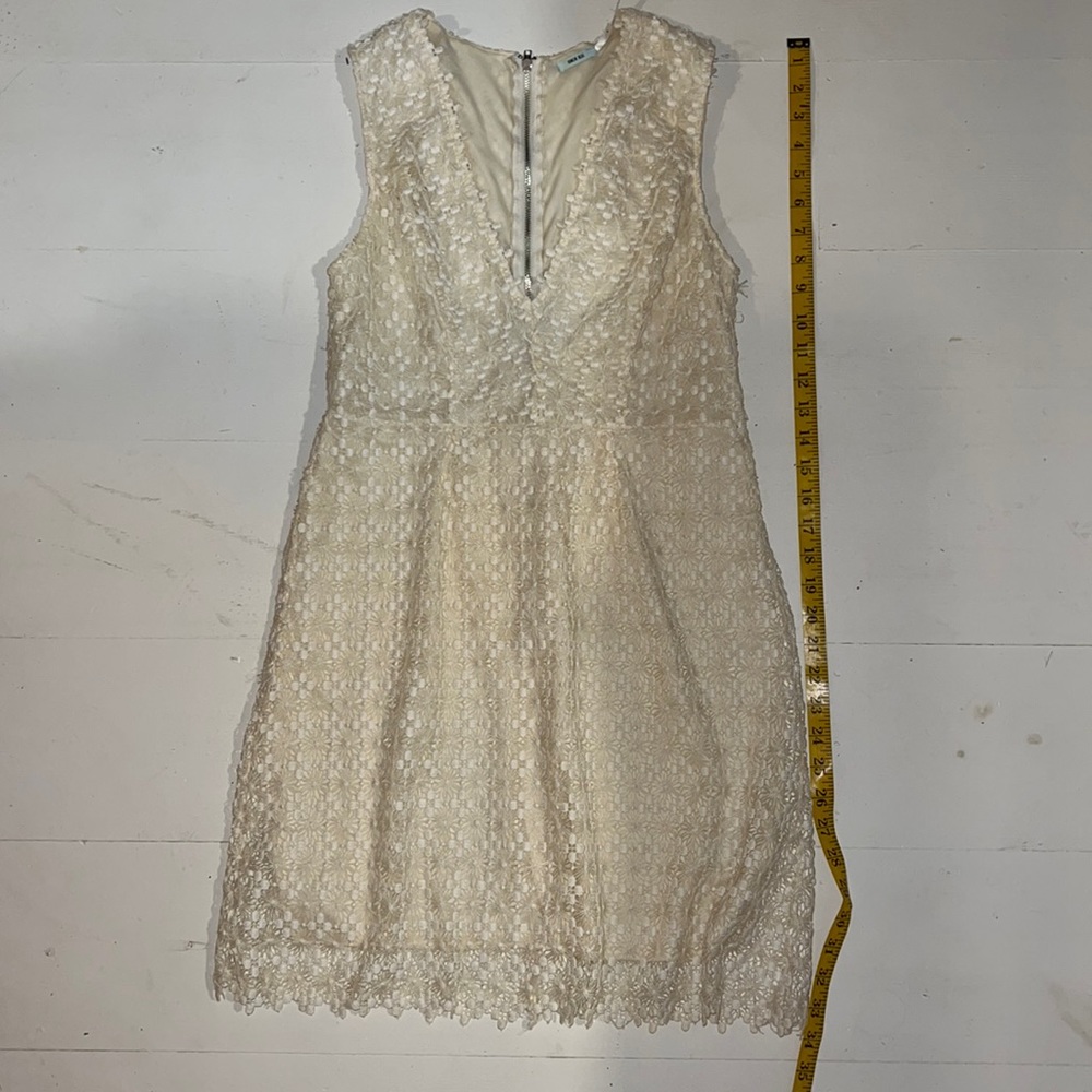 Kimchi Blue off white lace mini dress